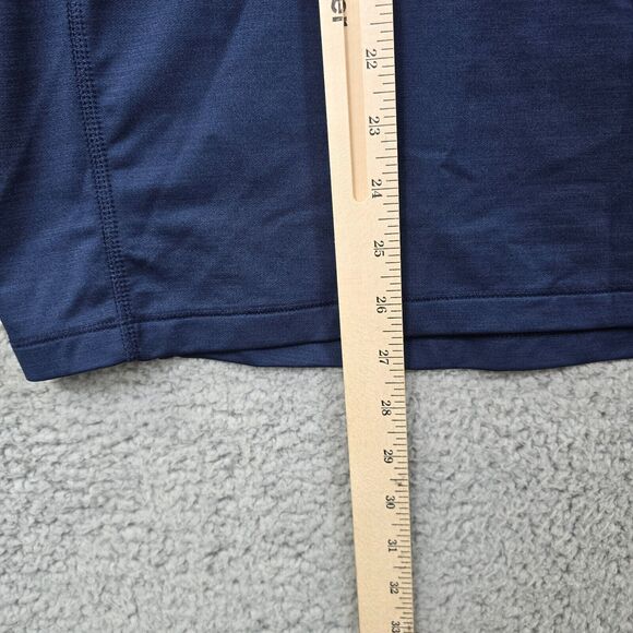 Vineyard Vines Men's Jim Nantz Sawgrass Blue Quarter Zip Performance Golf Sze M - Picture 8 of 10